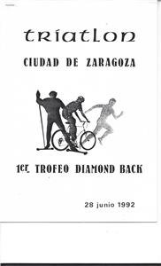 Triatlón Ciudad de Zaragoza. 1er Trofeo Diamond Back